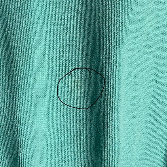 Bay Club Women's Vintage Teal Crewneck Knit Sweater - Picture 7 of 8